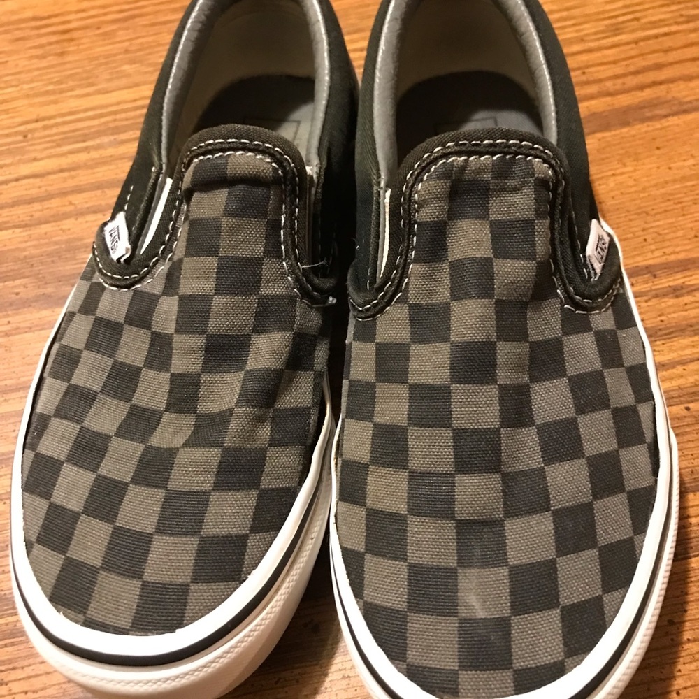 Vans Checkered Slip On Size 1